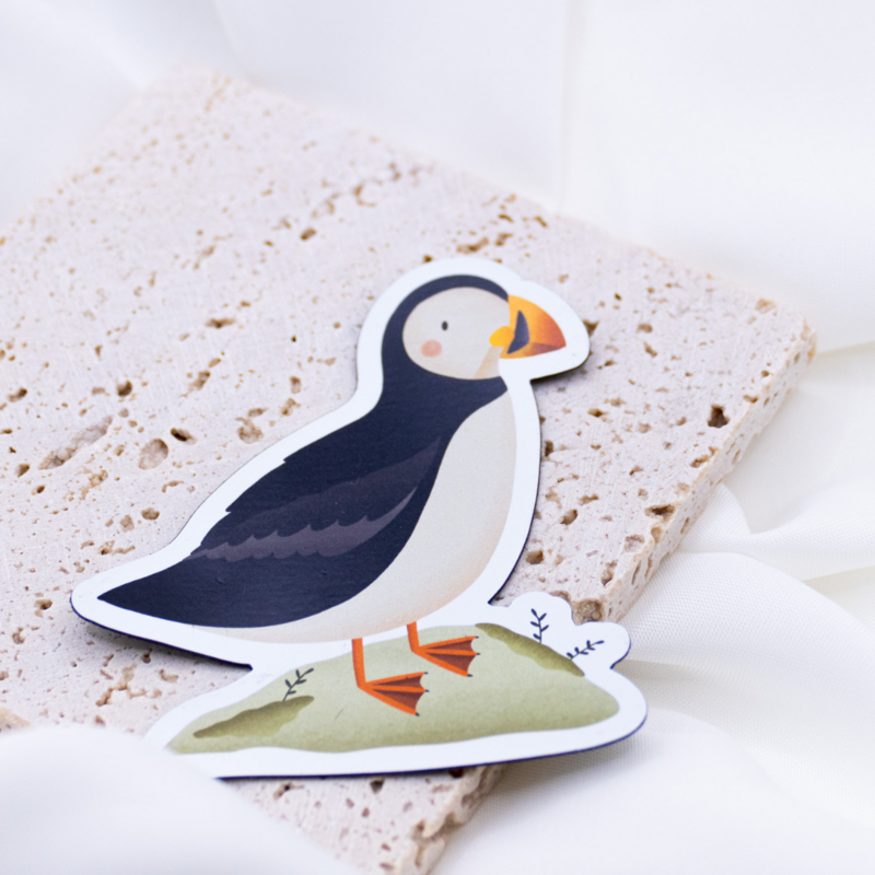 Magnet Puffin bird Iceland - fridge magnet Puffin - Iceland magnet