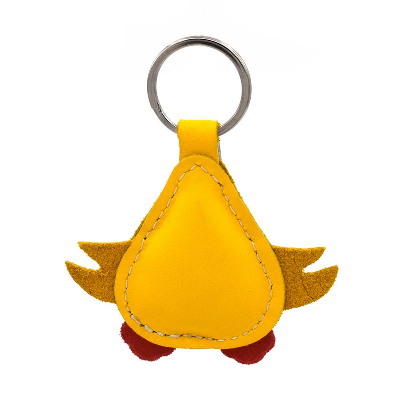 Baby Chick Handmade Leather Keychain
