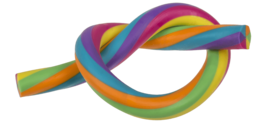 Stretchy string, Rainbow, 30 cm,