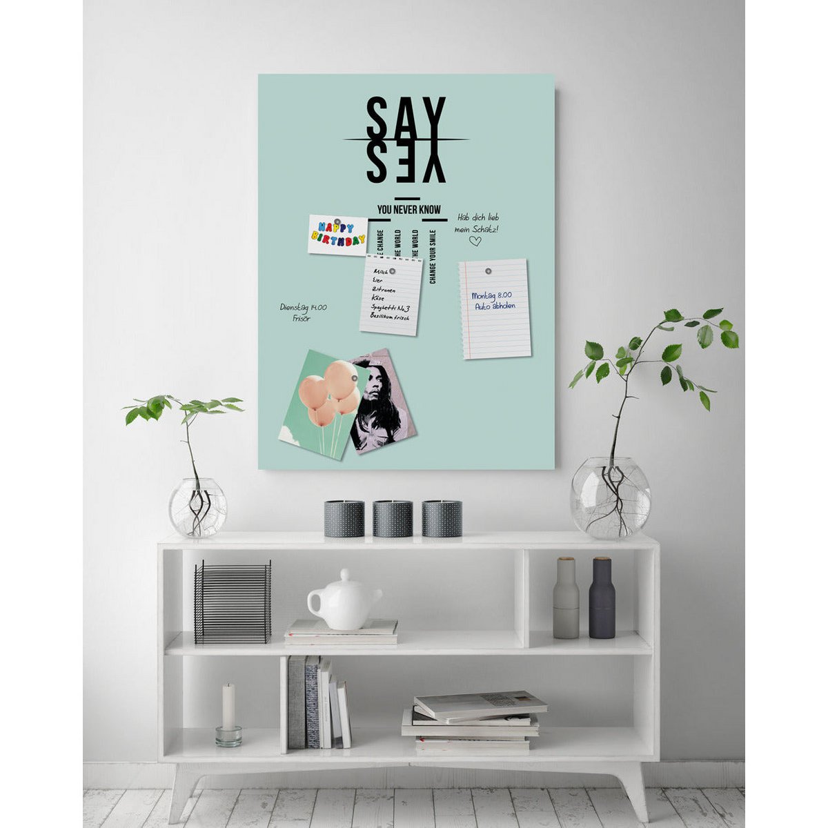 Magnetic Marker Board - Say Yes