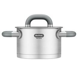 Lugano rustfrit stål pot 16 cm