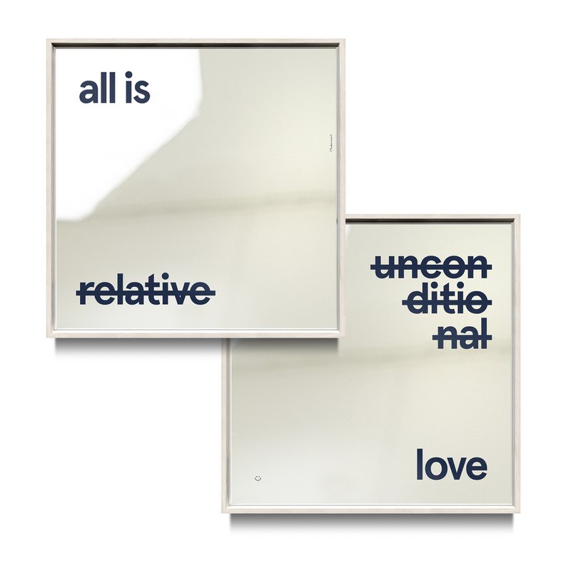 All is Love (Set of two mirrors)