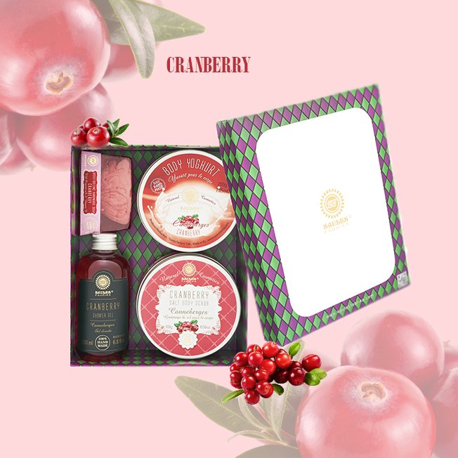 Geschenkset CRANBERRY (4 items)