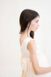 Vestido formal ANABELLA - Melocotón
