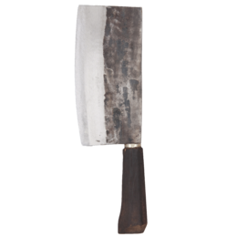 A large, heavy-duty Asian-style kitchen knife with a 21 cm blade, suitable for chopping, slicing, and hacking tasks in the kitchen.