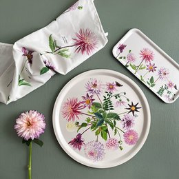 Organic tea towel - Dahlia