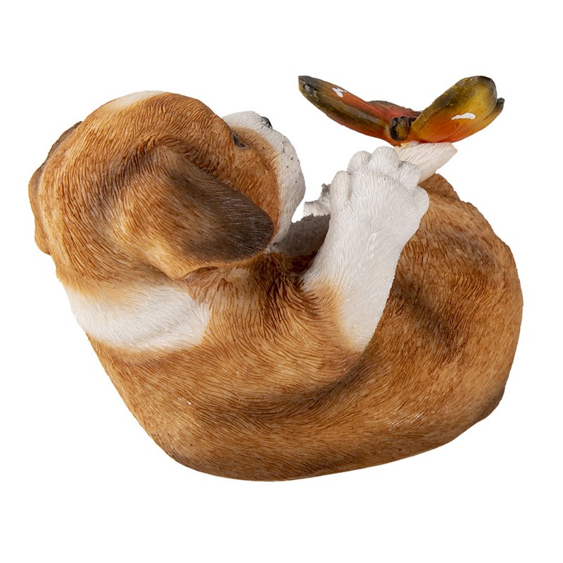 Bild Hund 14x9x10 cm braune Kunststoffzubehör für Kunststoff zu Hause