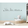 Lebe deine Träume – Bestseller-Schlafzimmer-Wanddekoration aus Draht – zum Anstecken – Wandschmuck