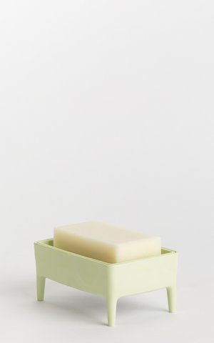 pistachio bubble buddy kit including lemon soap bar