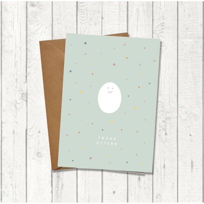 Greeting card "Osterei"