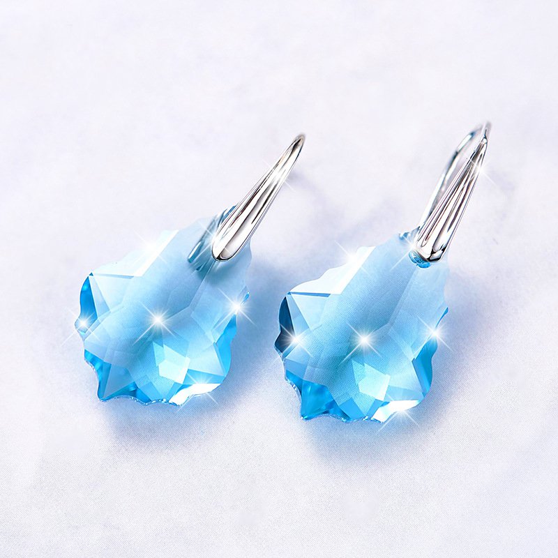 Ice crystal earrings
