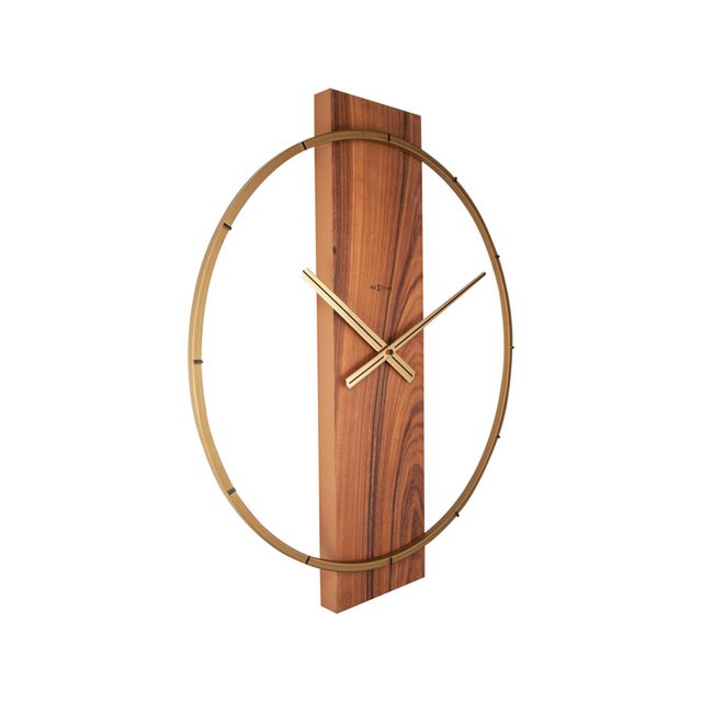 Horloge murale NeXtime Carl 50,8 x 58,2 cm marron