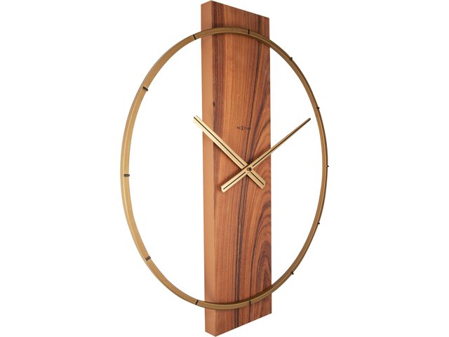 Vægur NeXtime Carl 50,8 x 58,2 cm brun