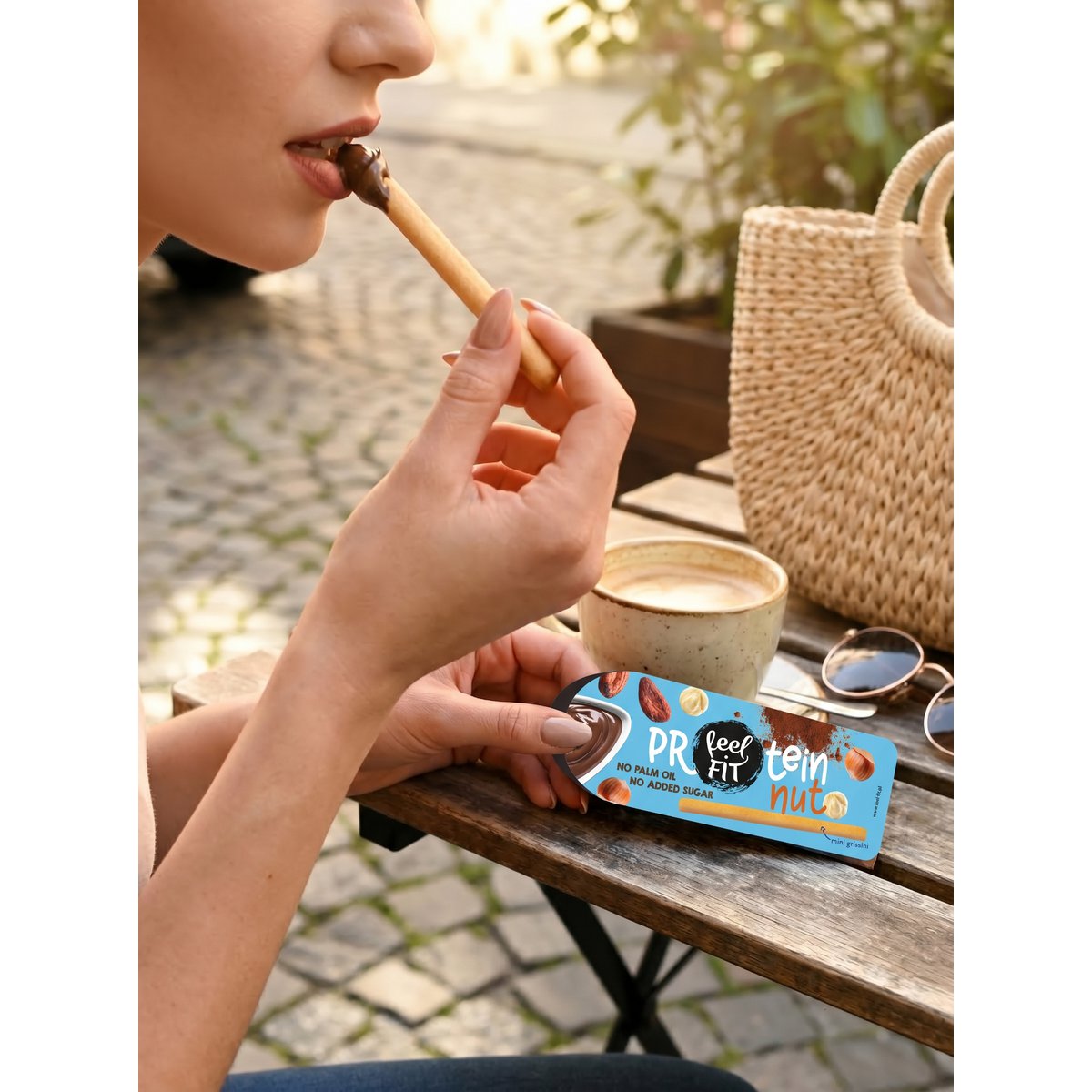 Feel FIT Eiwitnoot & mini grissini 15% Eiwitsnack