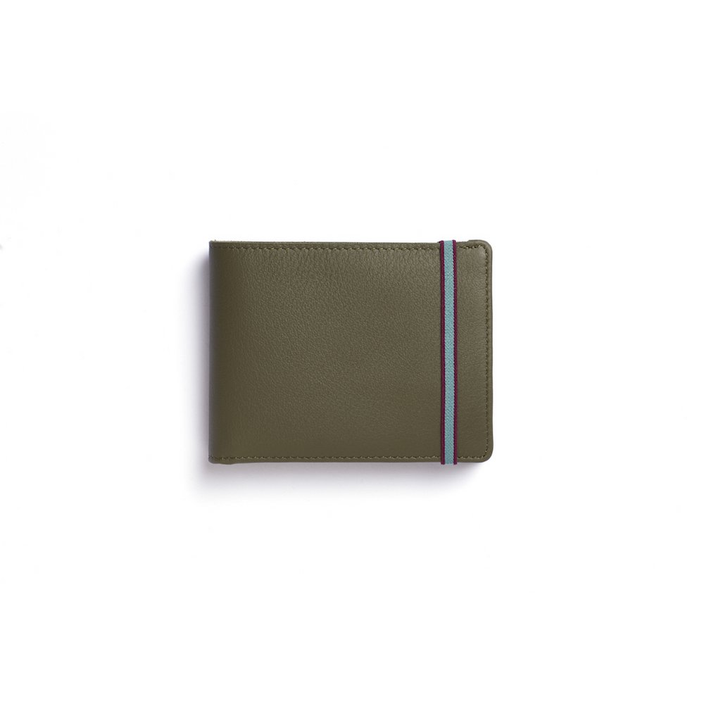 Kaki minimalistisk tegnebog