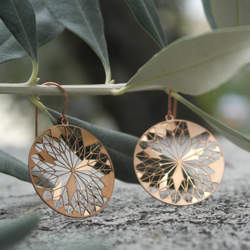 Earrings Dreamcatcher | gold plated