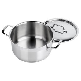 Topfstahl mit Deckel Anett 20 cm, 3 l