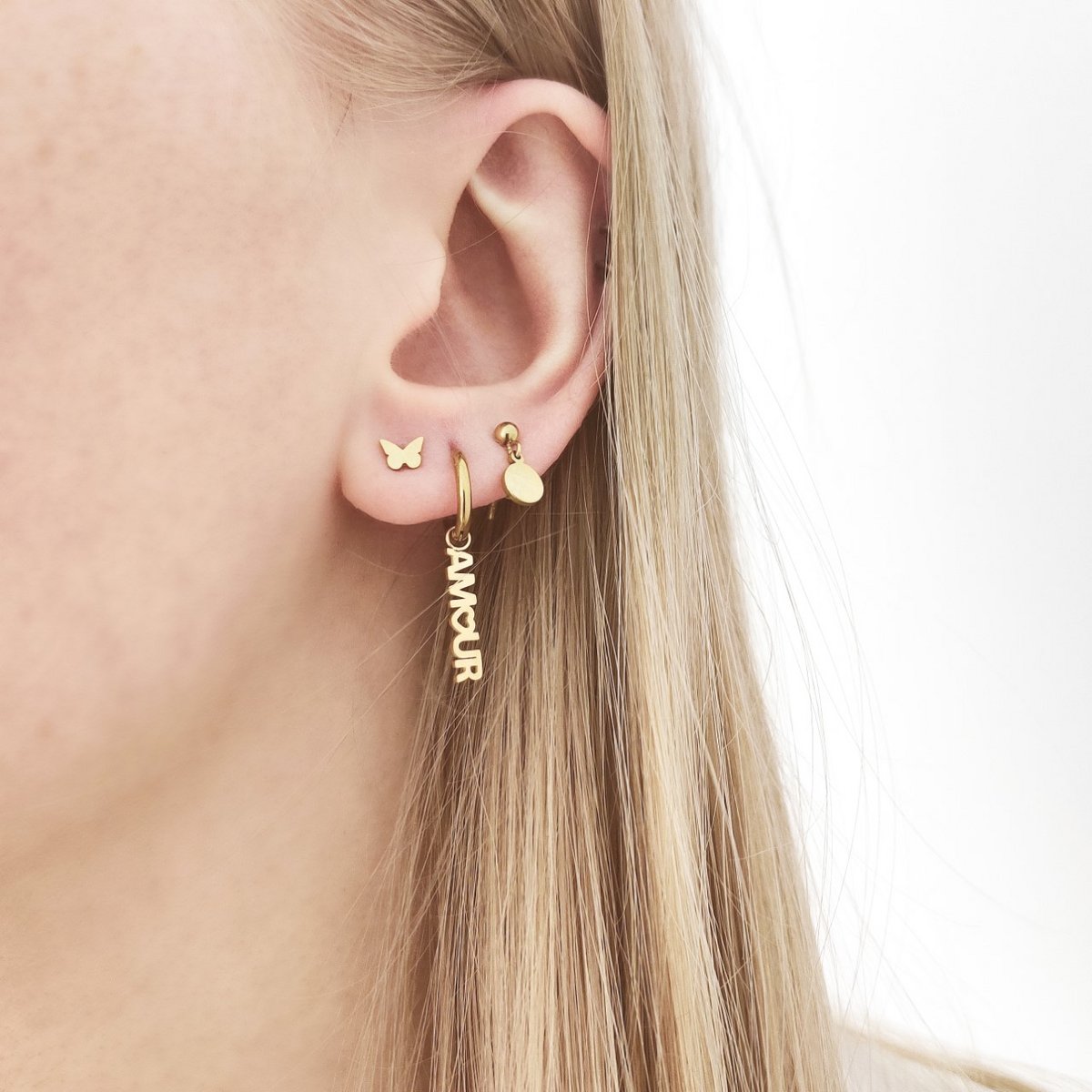 STUD EARRINGS BUTTERFLY