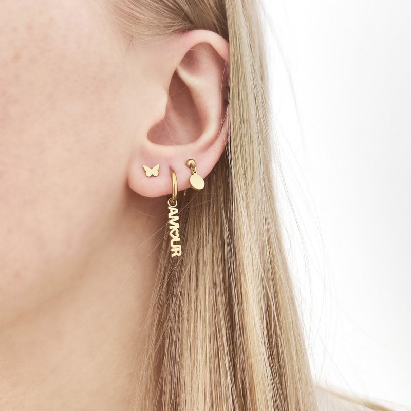 STUD EARRINGS BUTTERFLY