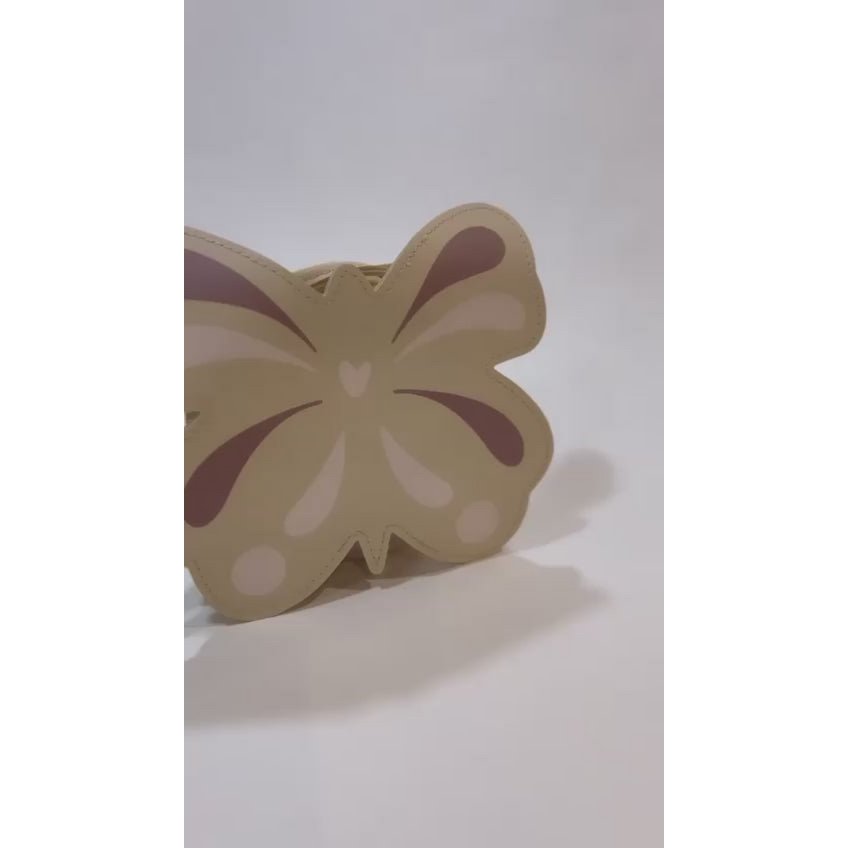 Dziecięca torba na ramię - Meilin the Butterfly Beige