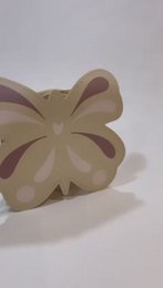 Sac bandoulière enfant - Meilin le papillon Beige