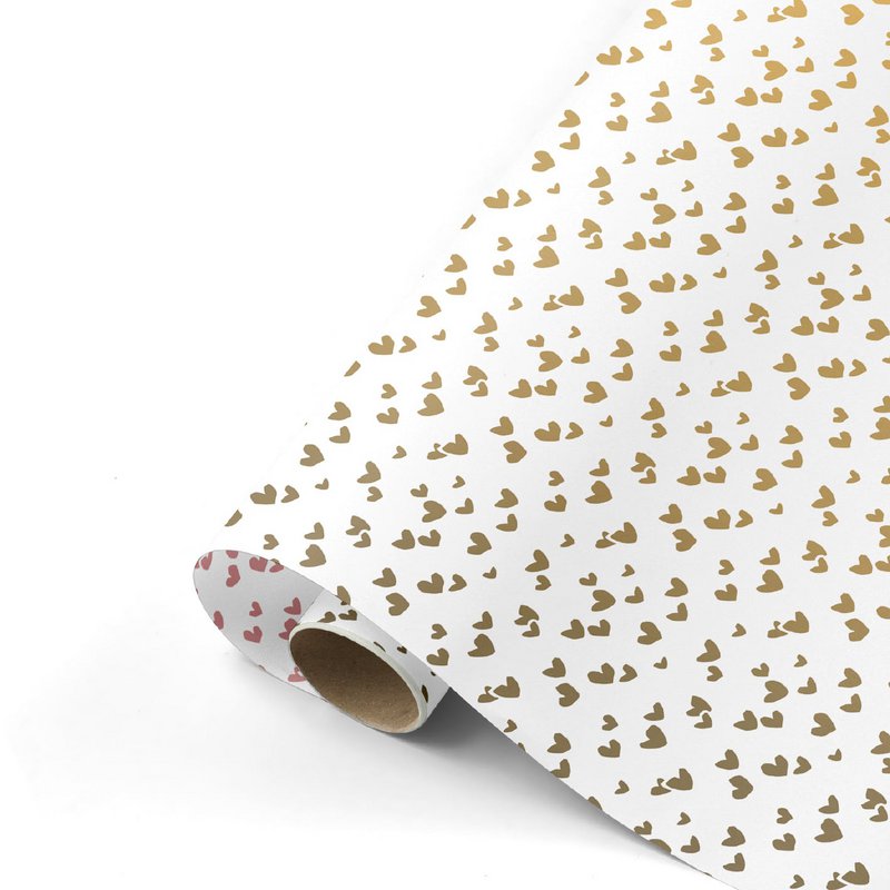 Solo Hearts - Rolls of wrapping paper - 10 pieces