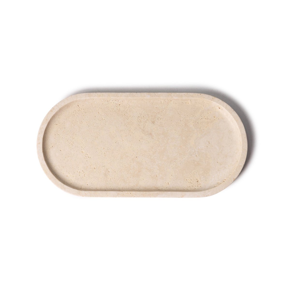 Travertine tray oval 30x15cm