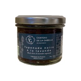 Tapenade noire à la fleur de lavande bio