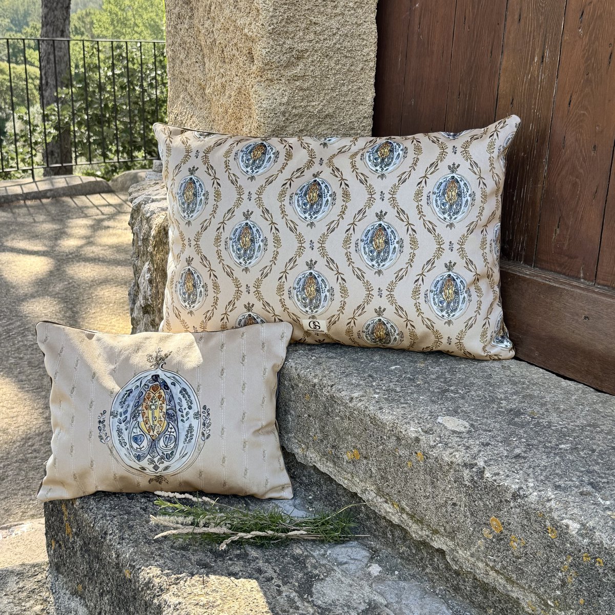 Cushion cover - 60x40 cm - SUZANNE - Beige