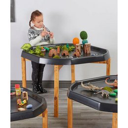 Hyggeligt træ tuff spot standard - børnehave - 66 cm høj - legemøbler