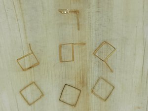 #2 OW square cabochon frames