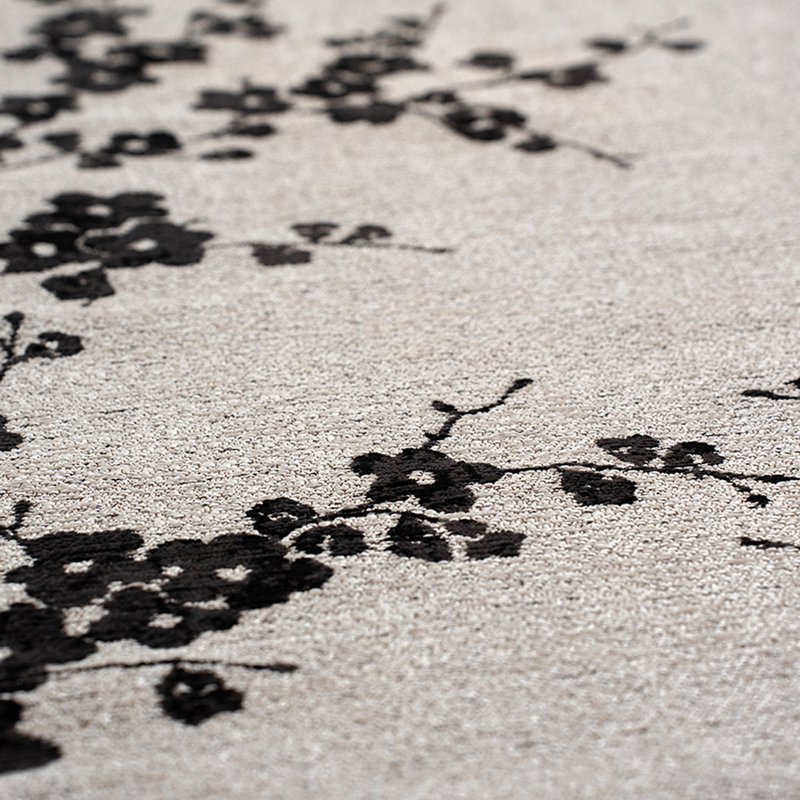 Eco Rug - Night Snow - Tæppe sort