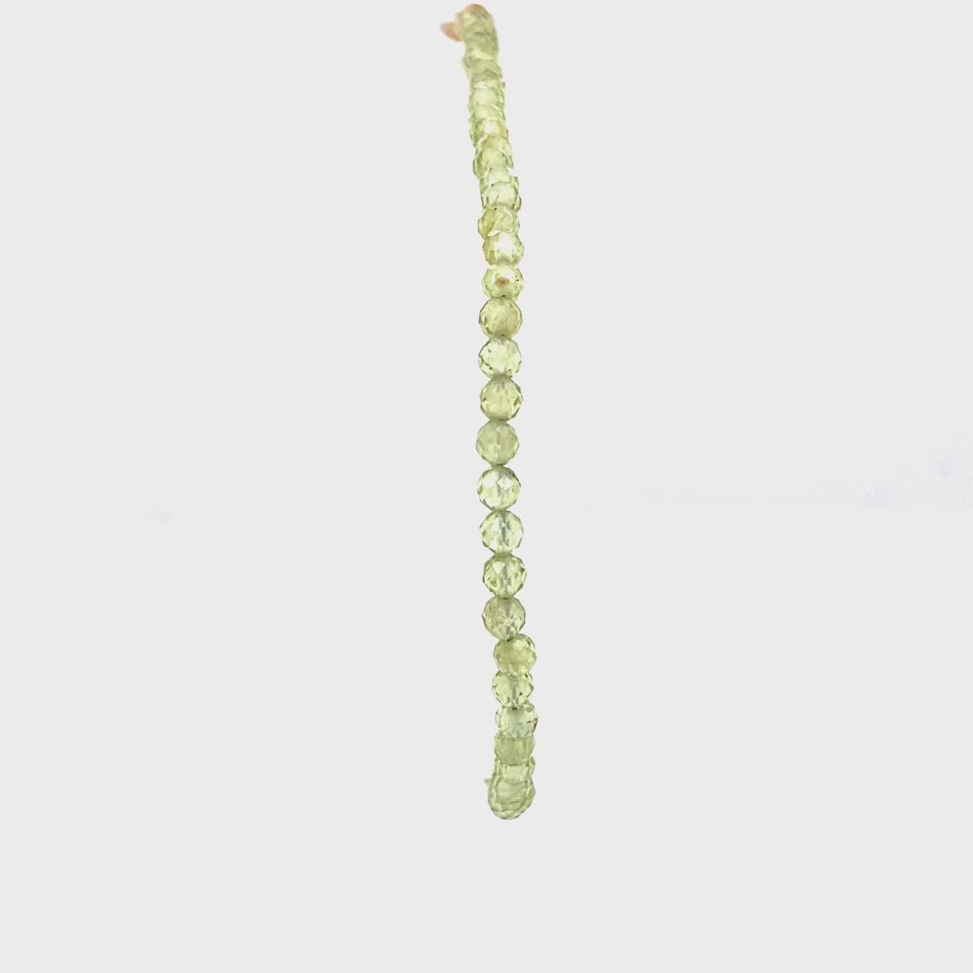 Petite Peridot - Armband mit Geburtsstein - Monat August