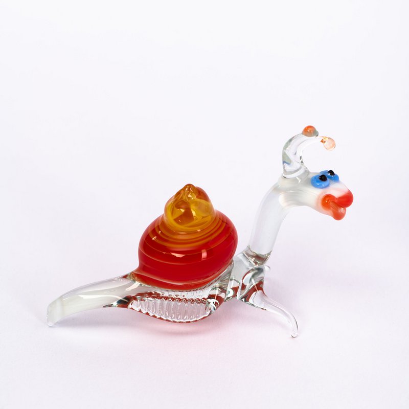 Snail glass animal
