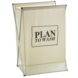 ALUMINUM/POLYESTER WHITE/BLACK CLOTHES HOLDER 45X32X71CM, ALUM.50%+POLY.50% ST87003