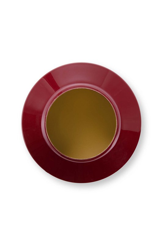 Vase Metal Dark Red 12x20cm