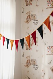 “Merry Christmas” velvet Garland, holiday home decor