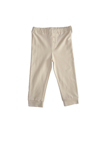 Little Chiq Baby leggings cream white