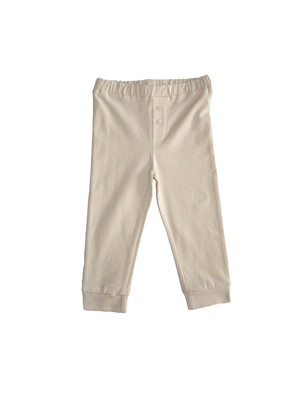 Little Chiq Baby leggings cream white