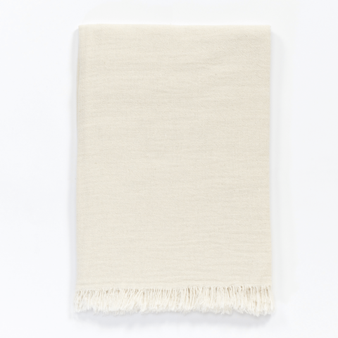 Thea Linen Double-Layered Bath Sheet, Natural