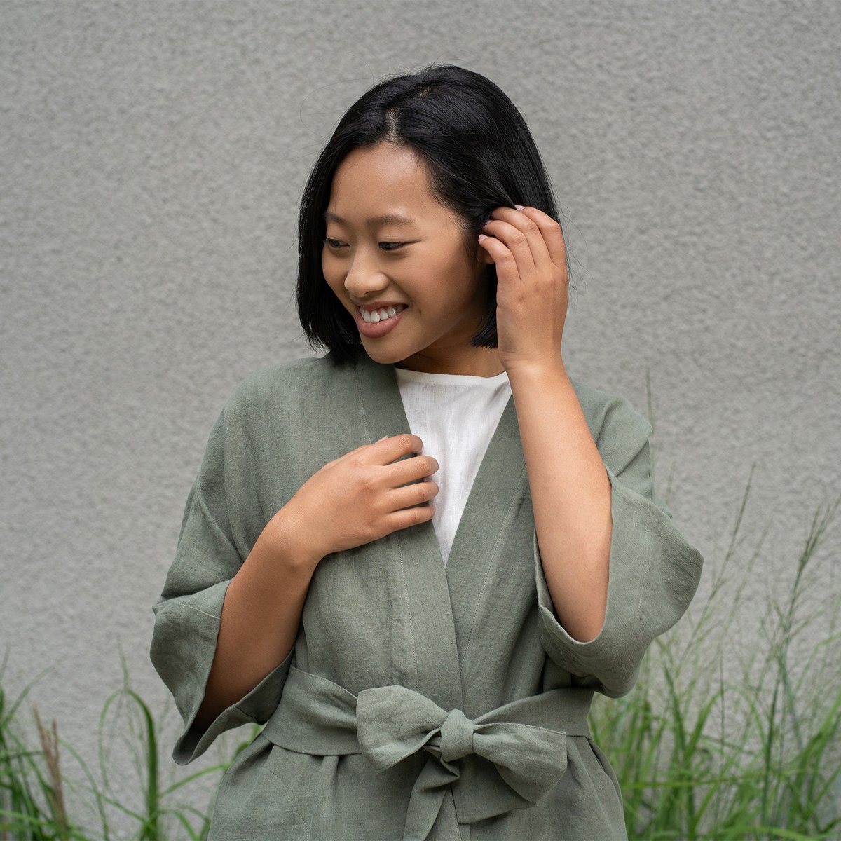Cardigan a maniche corte Sakura