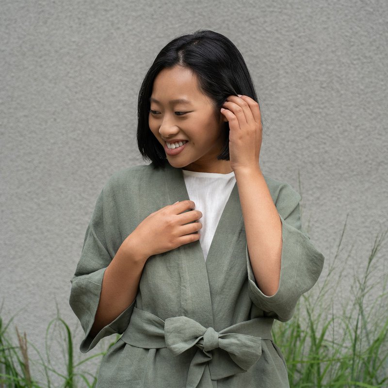 Cardigan a maniche corte Sakura