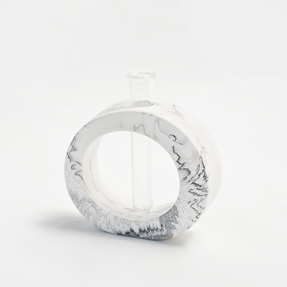Jesmonite Round Stem Vase 12.5cm