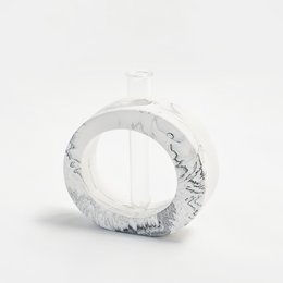 Jesmonit-Vase mit rundem Stiel, 12,5 cm