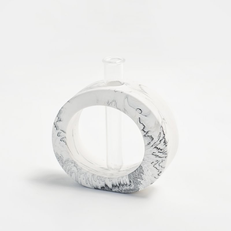 Jesmonit-Vase mit rundem Stiel, 12,5 cm