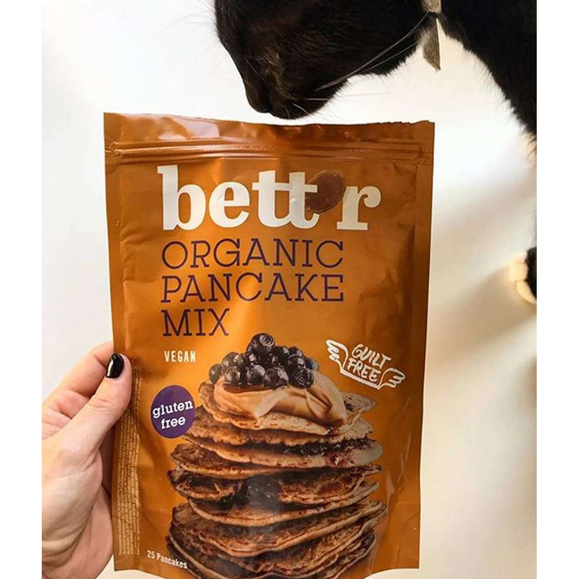 Organic Pancake Mix, organic, Bett'r, 400g