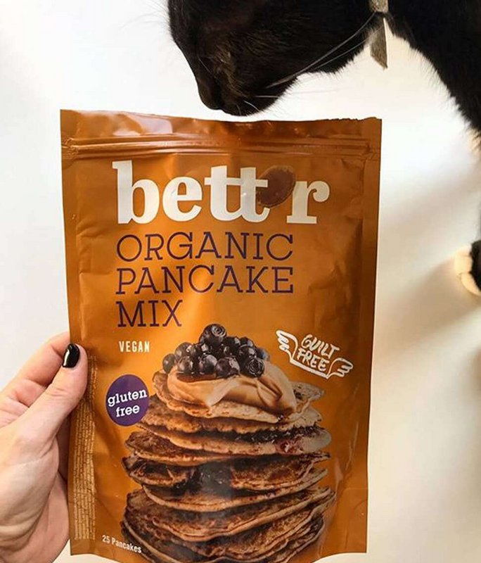 Organic Pancake Mix, organic, Bett'r, 400g