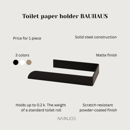 Portarrollos adhesivo para papel higiénico