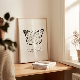 Poster: Don't quit before the miracle happens