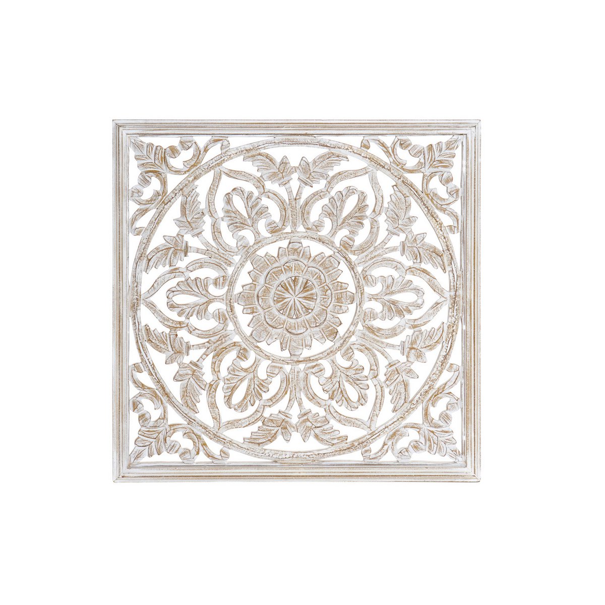 WANDDECORATIE MDF 60X2X60 GESNEDEN MANDALA DP201212